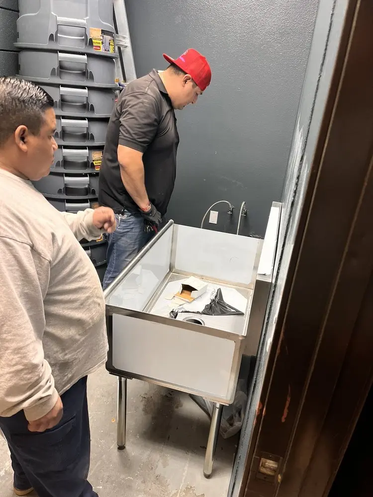 Commercial plumbing and sink installation in Gainesville